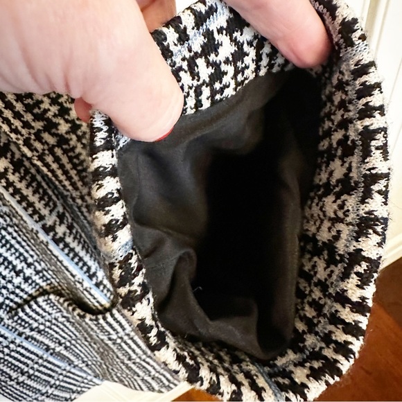 St John Collection Prince of Wales Plaid Check Knit Wool Blend Plus Size Blazer - Picture 15 of 16